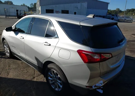 2020 Chevrolet Equinox Fwd Lt 1.5L Turbo из США, поврежденный, VIN 3GNAXKEV8LS557405